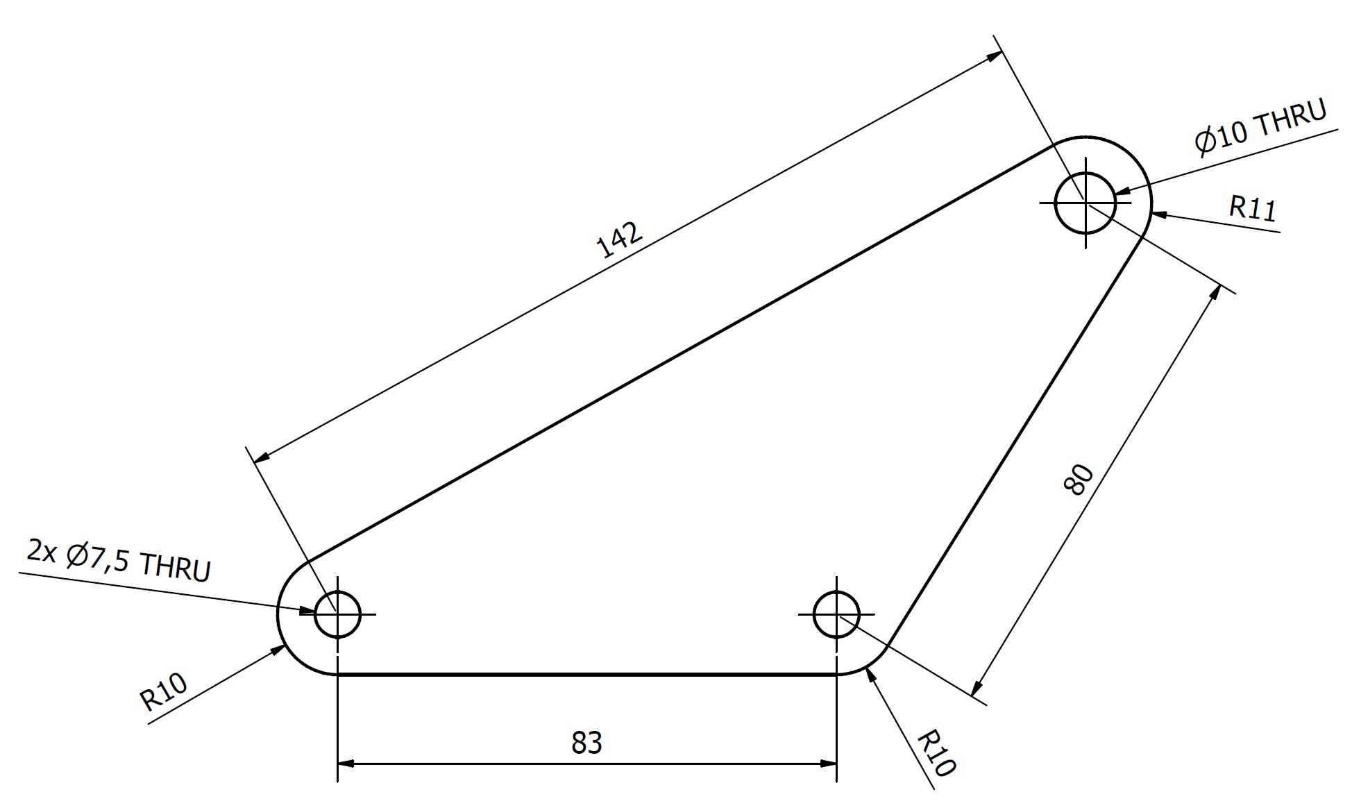 Fabricate easily with pencil, compass, breadknife...